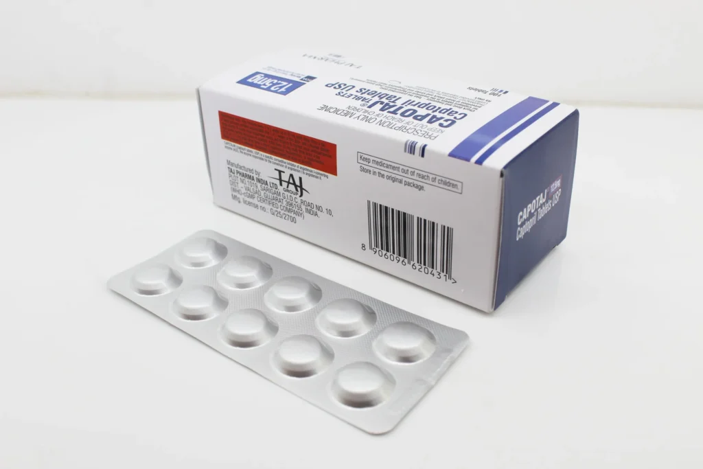 Captopril 12.5mg Tablet Manufacturer from Mumbai