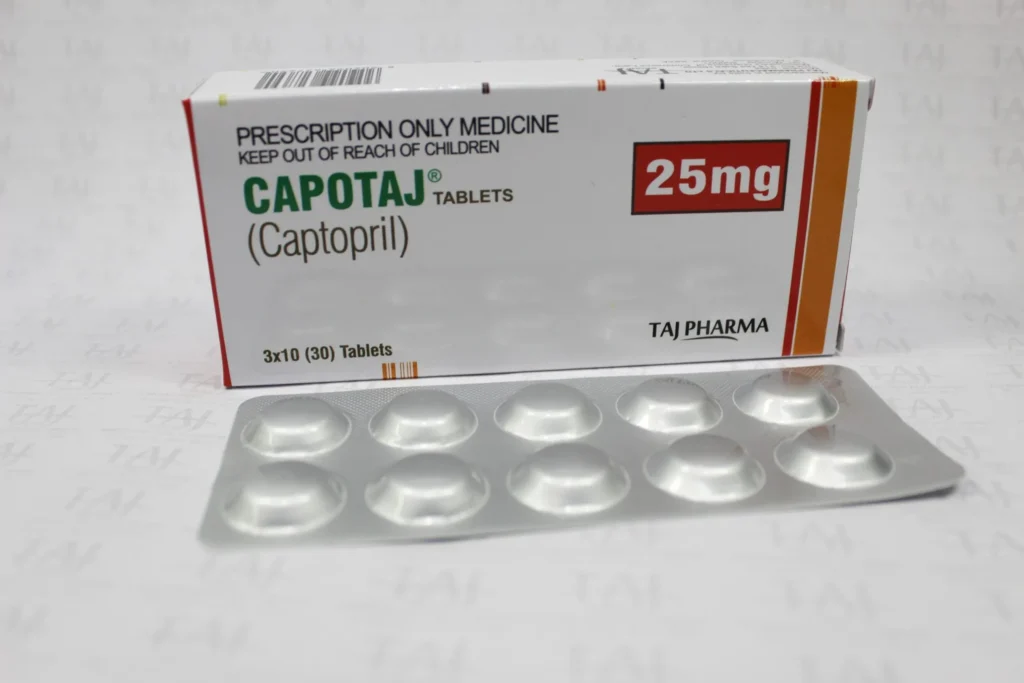 Captopril Tablets 25mg Taj Pharma