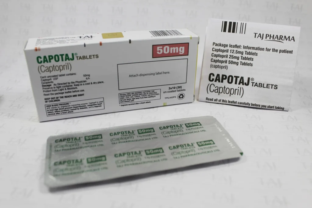Captopril Tablets 50mg (Capotaj) Taj Pharmaceuticals Mumbai
