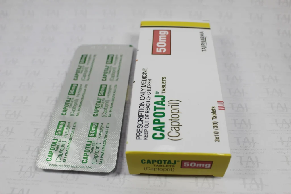 Captopril Tablets 50mg Taj Pharma Mumbai