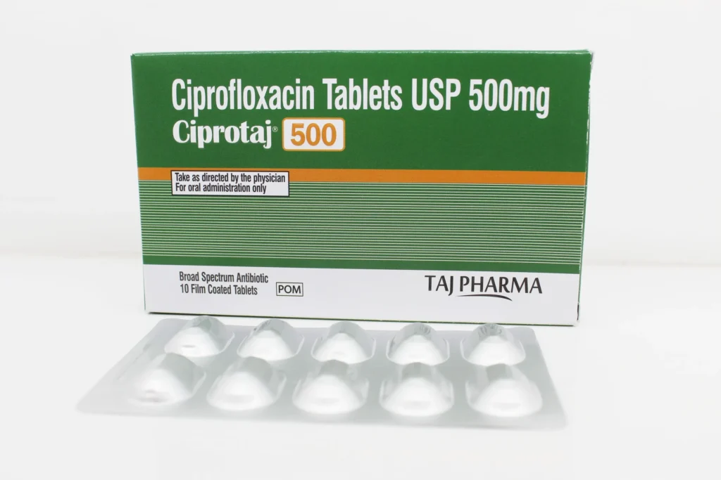 Ciprofloxacin Tablets USP 500mg Manufacturer Suppliers in India
