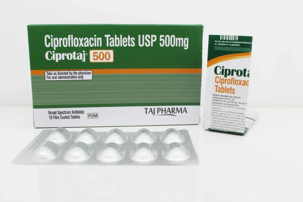 Ciprofloxacin Tablets 500mg (Ciprotaj) Manufacturer from Mumbai