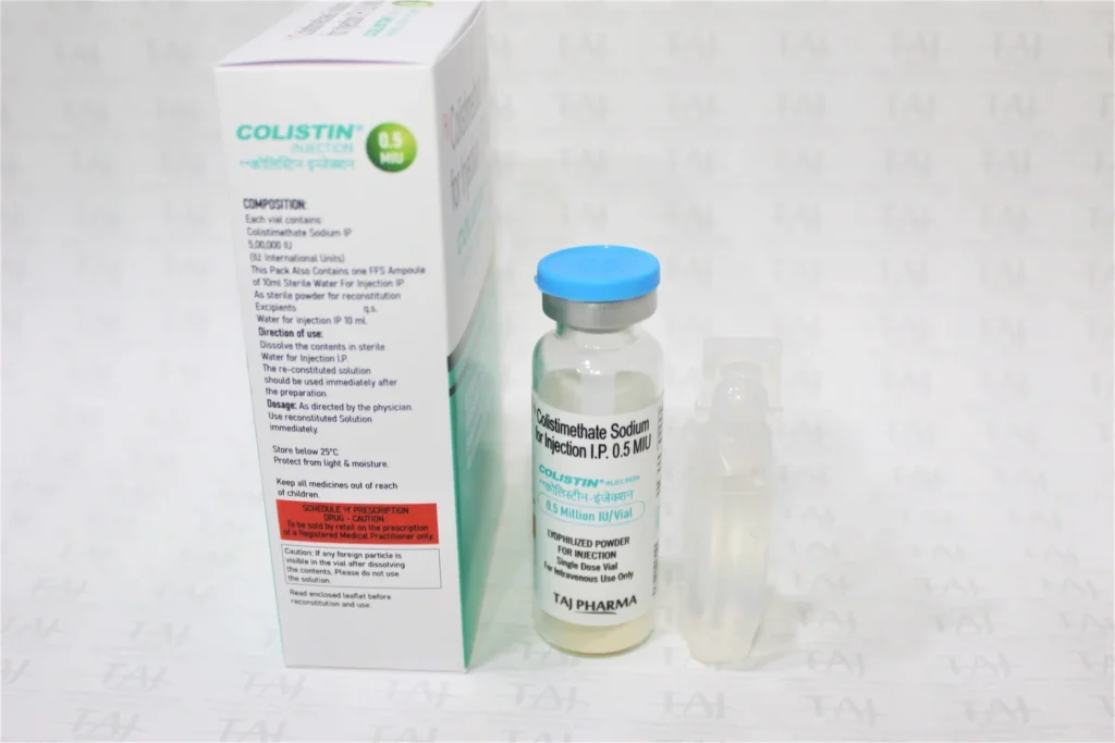Colistimethate Sodium for Injection IP 0.5MIU (Colistin)