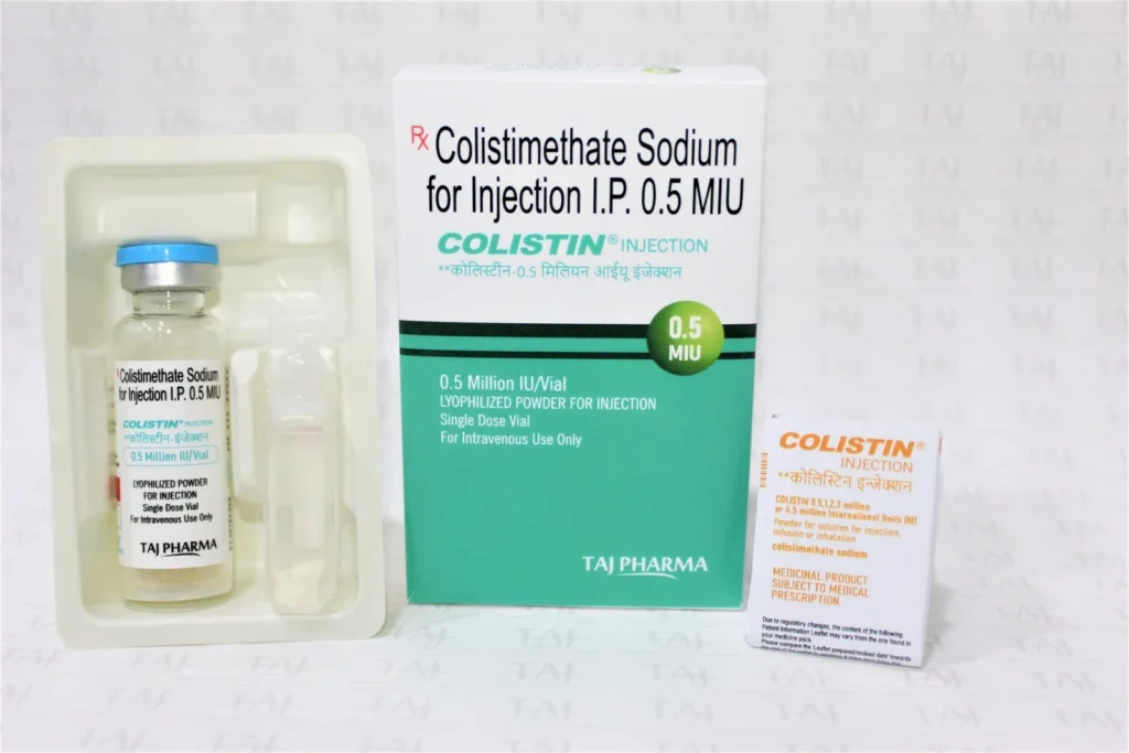 Colistimethate Sodium for Injection IP 0.5MIU Exporter