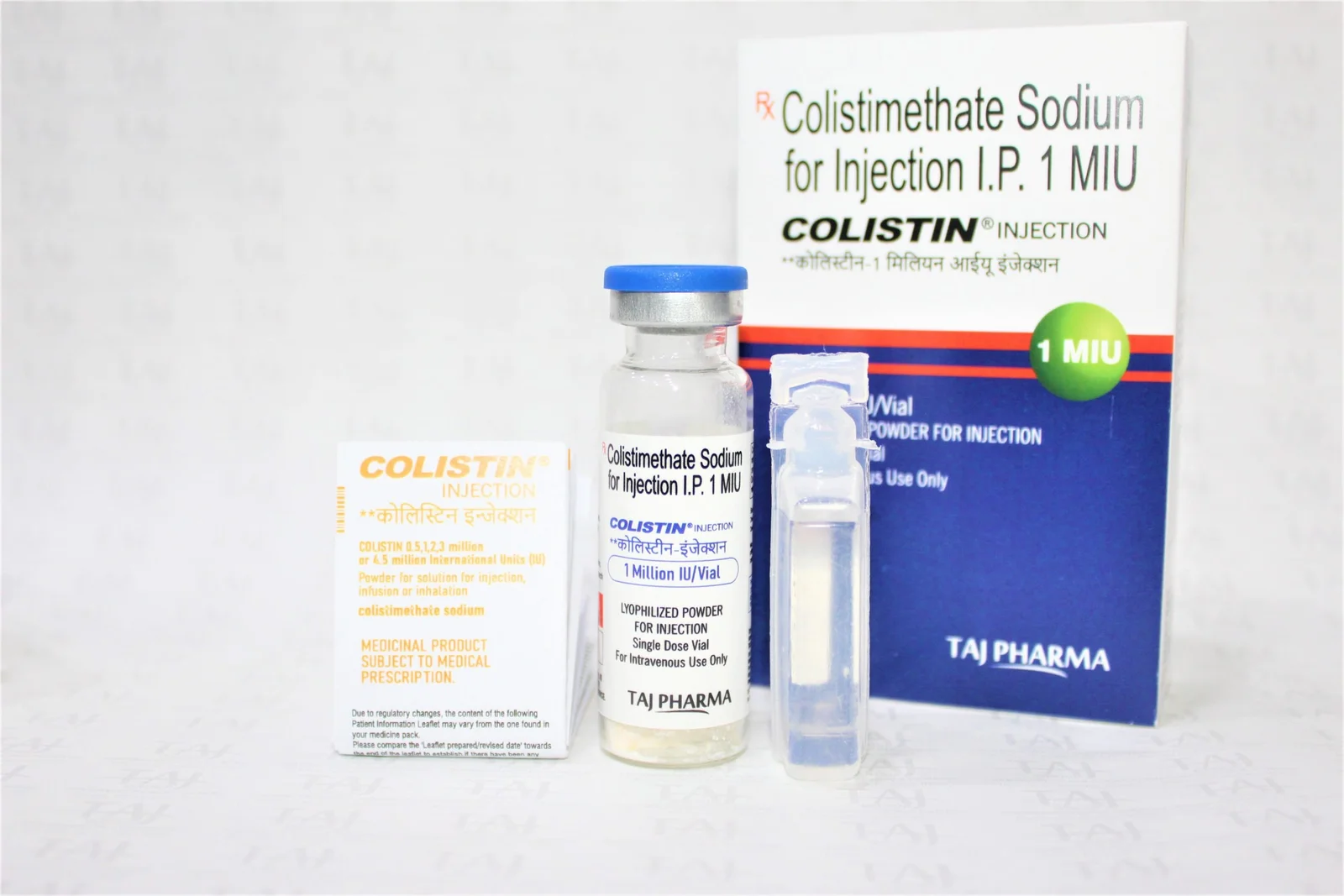 Colistimethate Sodium for Injection IP 1MIU Exporters in India