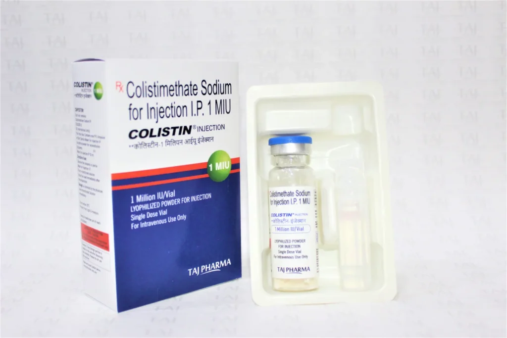 Colistimethate Sodium for Injection IP 1MIU Manufacturer in India