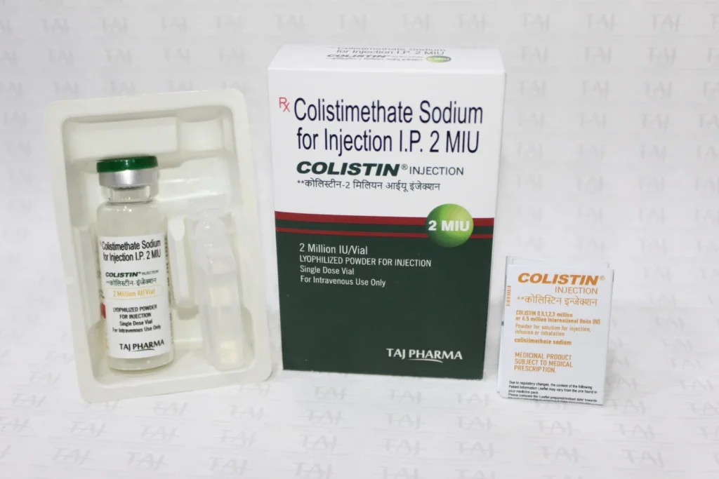 Colistimethate Sodium for Injection IP 2MIU Manufacturer in Mumbai