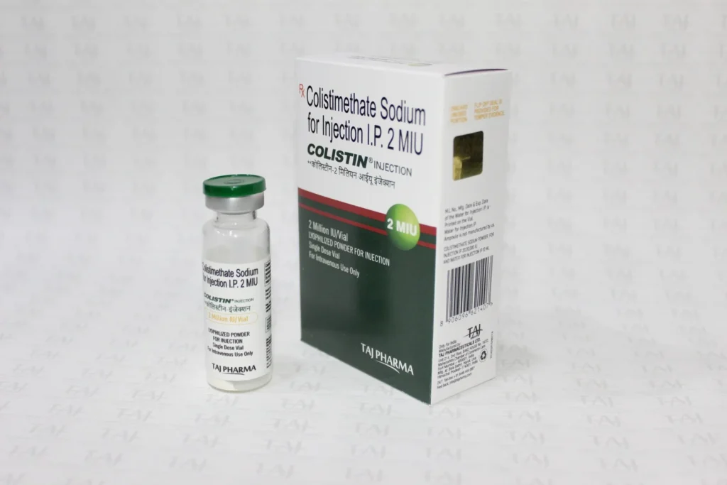 Colistimethate Sodium for Injection IP 2MIU Manufacturing Companies