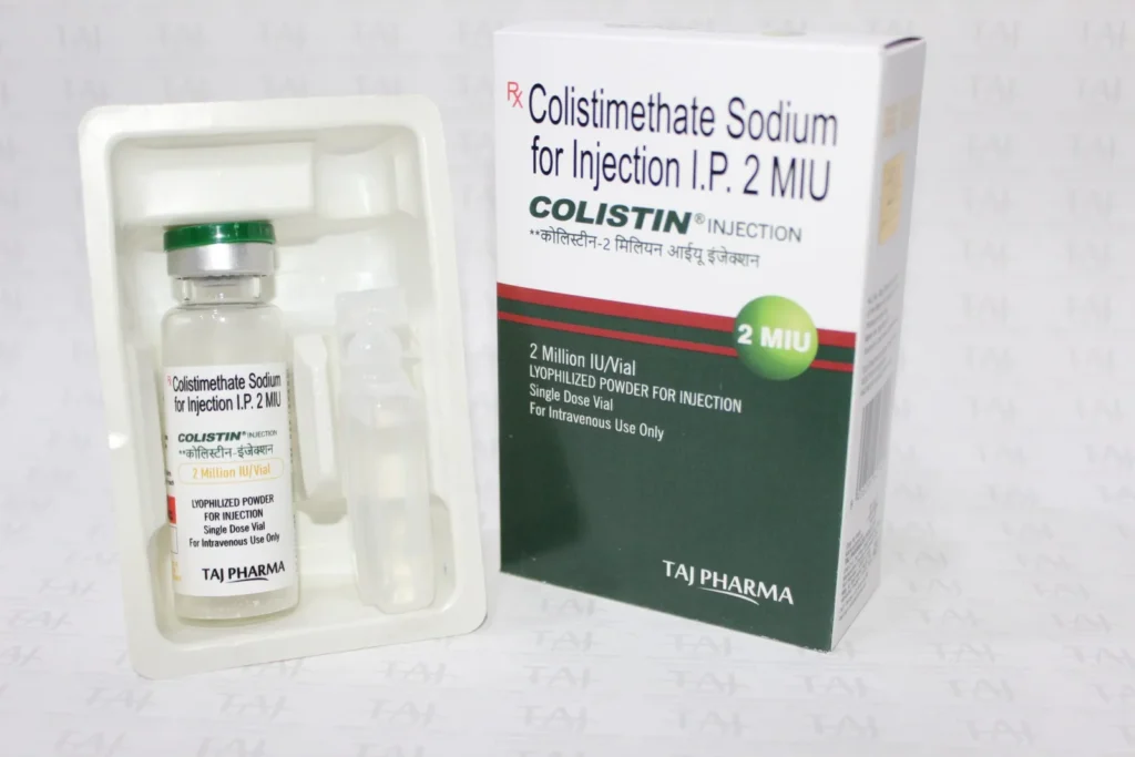 Colistimethate Sodium for Injection IP 2MIU Suppliers, Exporters, India