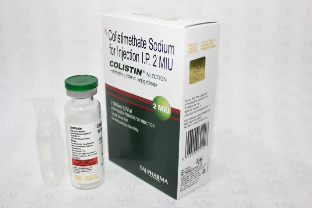 Colistimethate Sodium for Injection IP 2MIU Wholesale