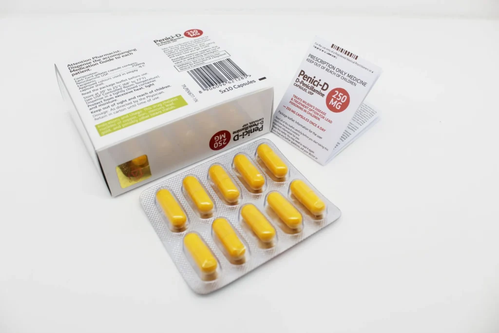 D-Penicillamine 250mg Capsules Supplier Vapi Gujarat