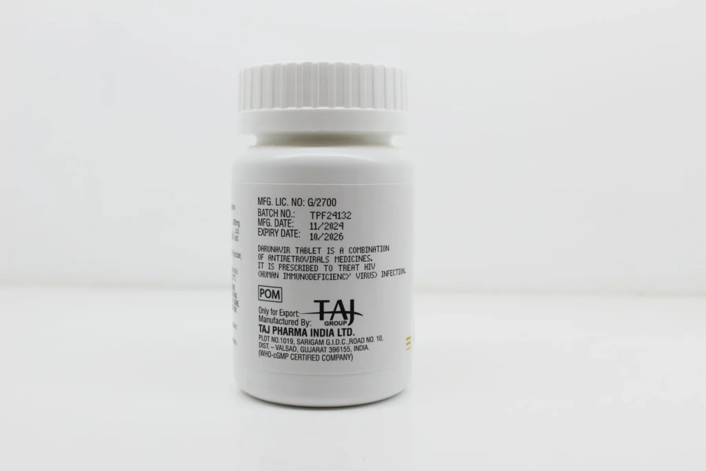 Darunavir Tablets 800mg Manufacturer Suppliers in India