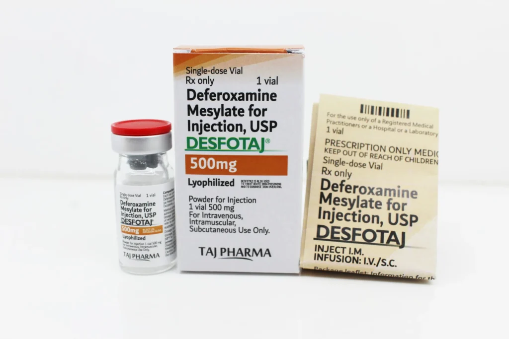 Deferoxamine Mesylate for Injection 500mg Manufacturer Vapi Gujarat