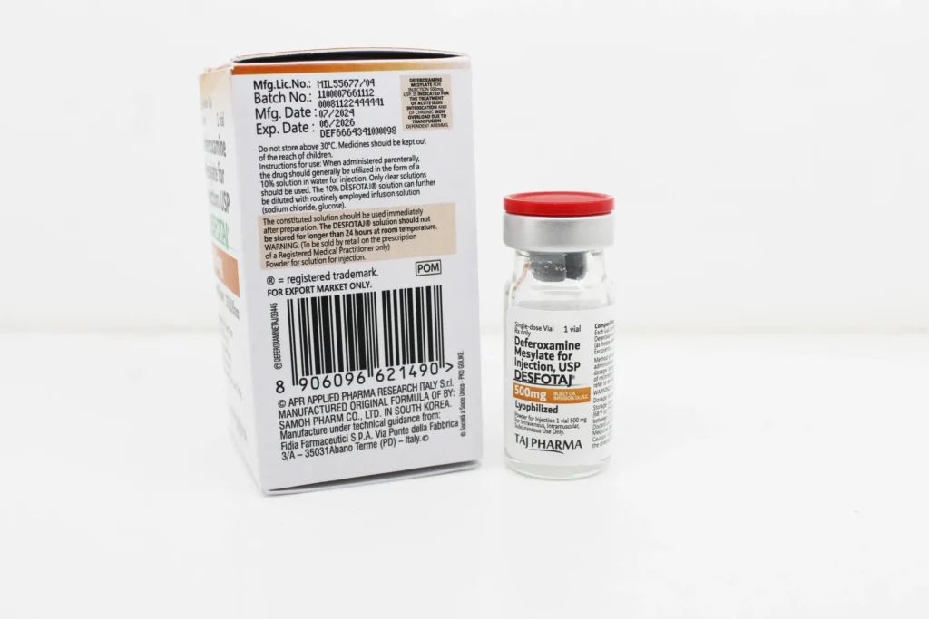Deferoxamine Mesylate for Injection 500mg Manufacturers India Suppliers