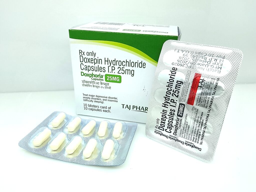 Doxepin Hydrochloride Capsules Manufacturer & Suppliers in India