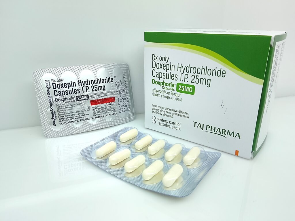 Doxepin Hydrochloride Capsules Manufacturers India & Pioneer Exporters