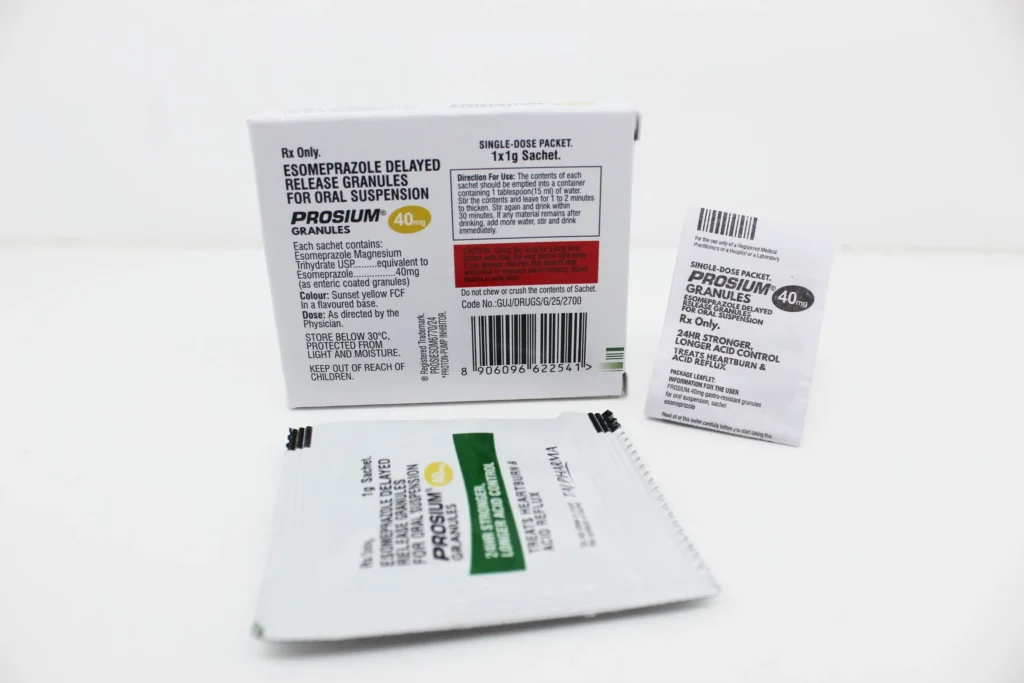 Esomeprazole Oral Suspension 40mg Manufacturer Supplier and PCD Pharma Franchise