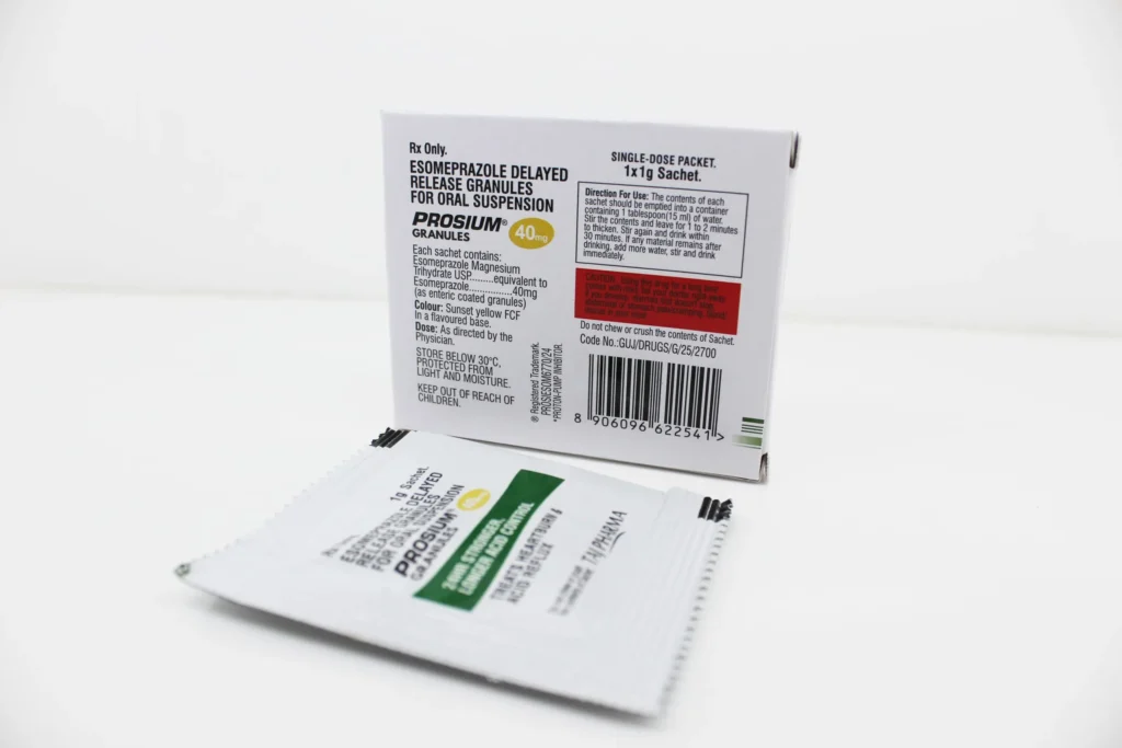 Esomeprazole Oral Suspension 40mg Manufacturer from Mumbai
