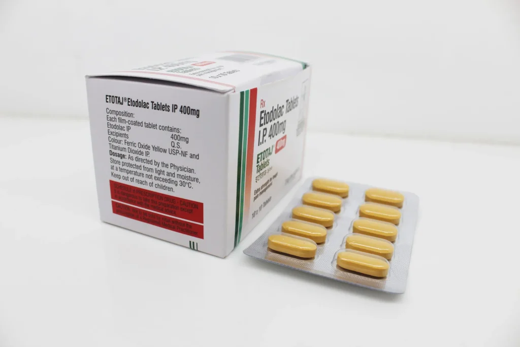 Etodolac Tablets 400mg Manufacturer Supplier and PCD Pharma Franchise