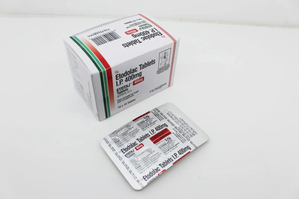 Etodolac Tablets 400mg Manufacturer Suppliers in India