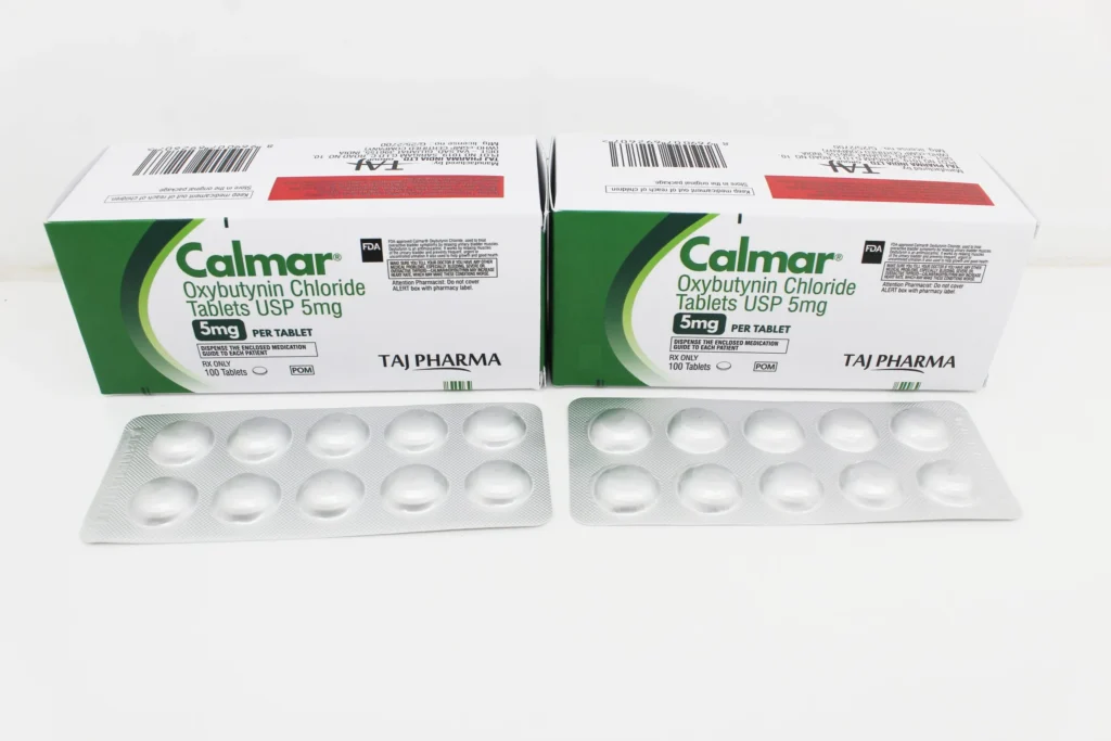 Oxybutynin 5mg Tablets (Calmar) Manufacturer Exporter in India
