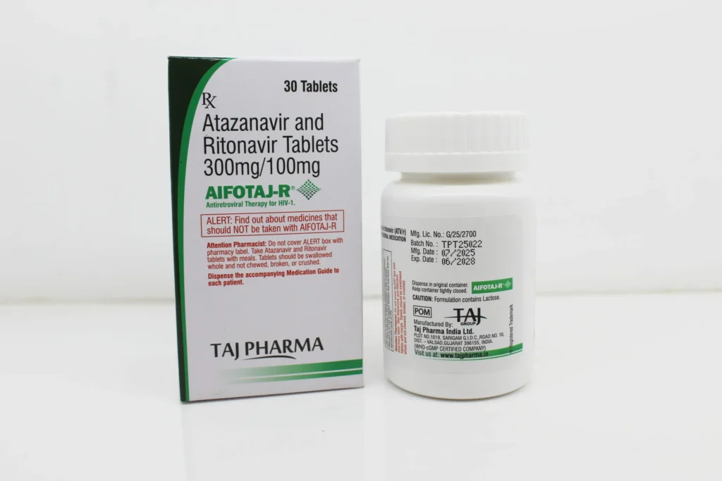 Atazanavir 300mg and Ritonavir 100mg Tablets for Domestic Export Markets