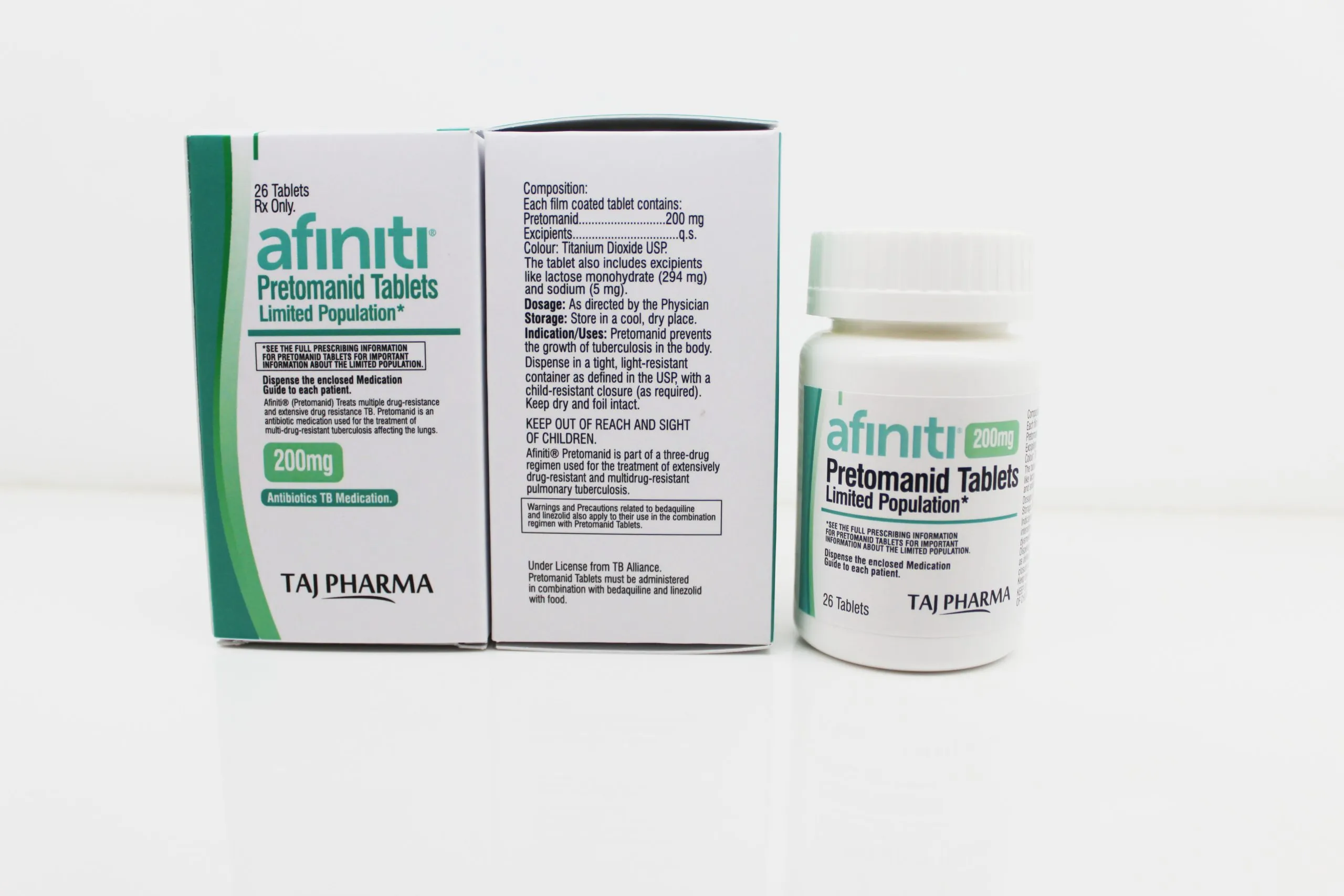 Leading Pretomanid 200mg Tablets Manufacturer & Supplier in India
