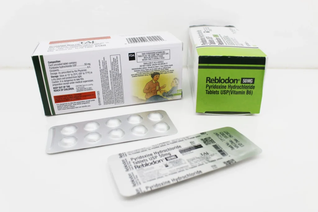 Pyridoxine Hydrochloride 50mg Tablets Manufacturer Supplier in India