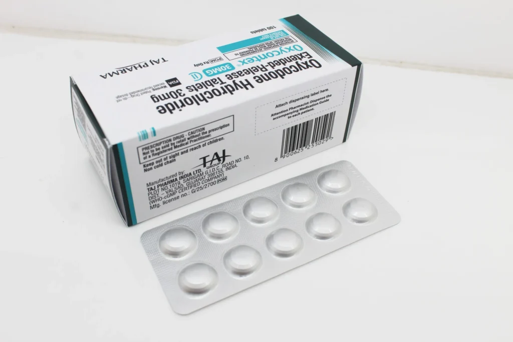 Oxycodone Hydrochloride 30mg Tablets Supplier PAN India