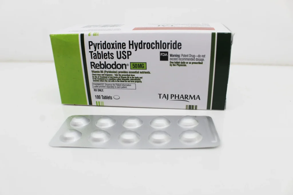 Pyridoxine 50mg Tablets (Reblodon) Supplier PAN India