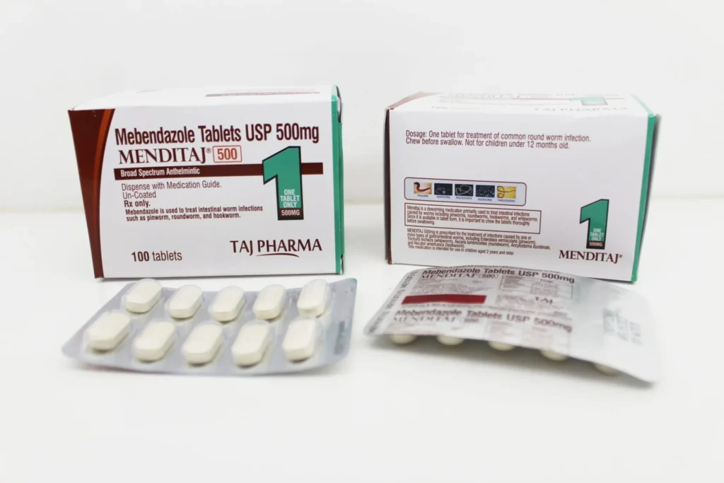 Mebendazole Tablets USP 500mg Manufacturer Supplier in Vapi Gujarat
