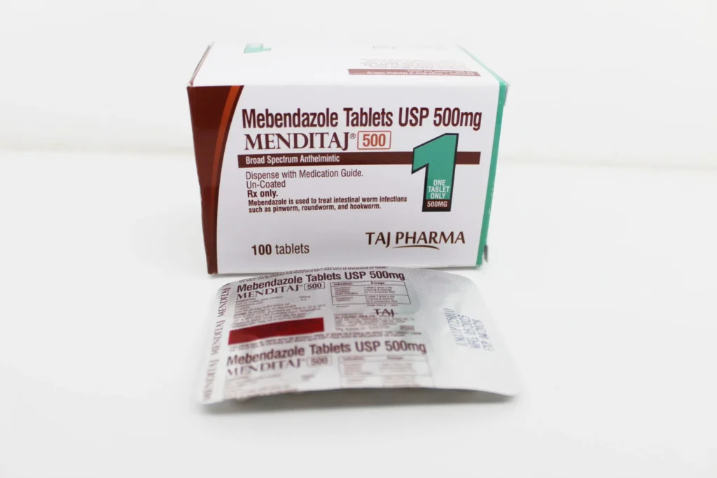 Mebendazole Tablets 500mg (Menditaj) Taj Pharma