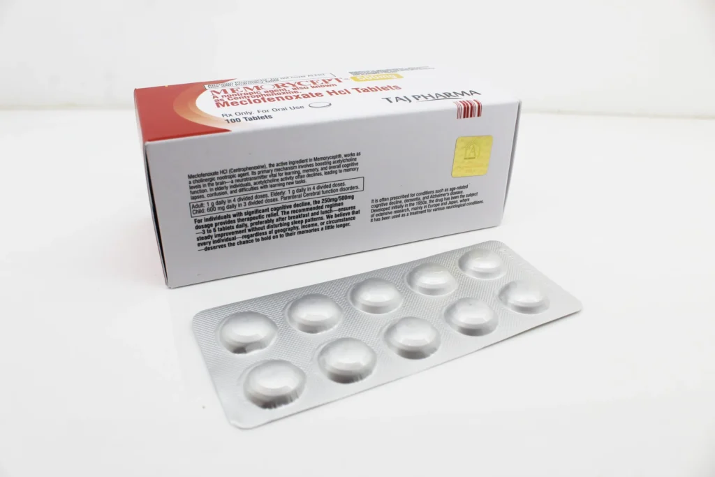 Meclofenoxate HCl Tablets 500mg Manufacturers PAN India Suppliers
