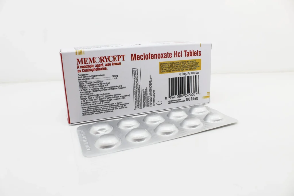 Meclofenoxate HCl Tablets 500mg Supplier in Vapi Gujarat