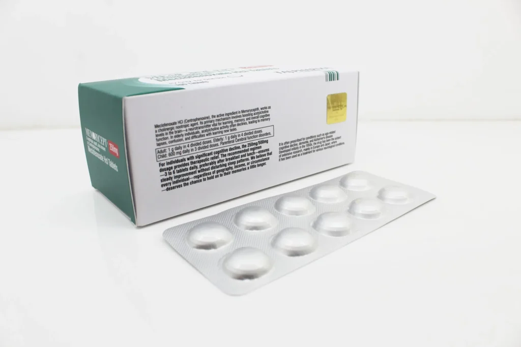Meclofenoxate Tablets 250mg Manufacturer from Mumbai