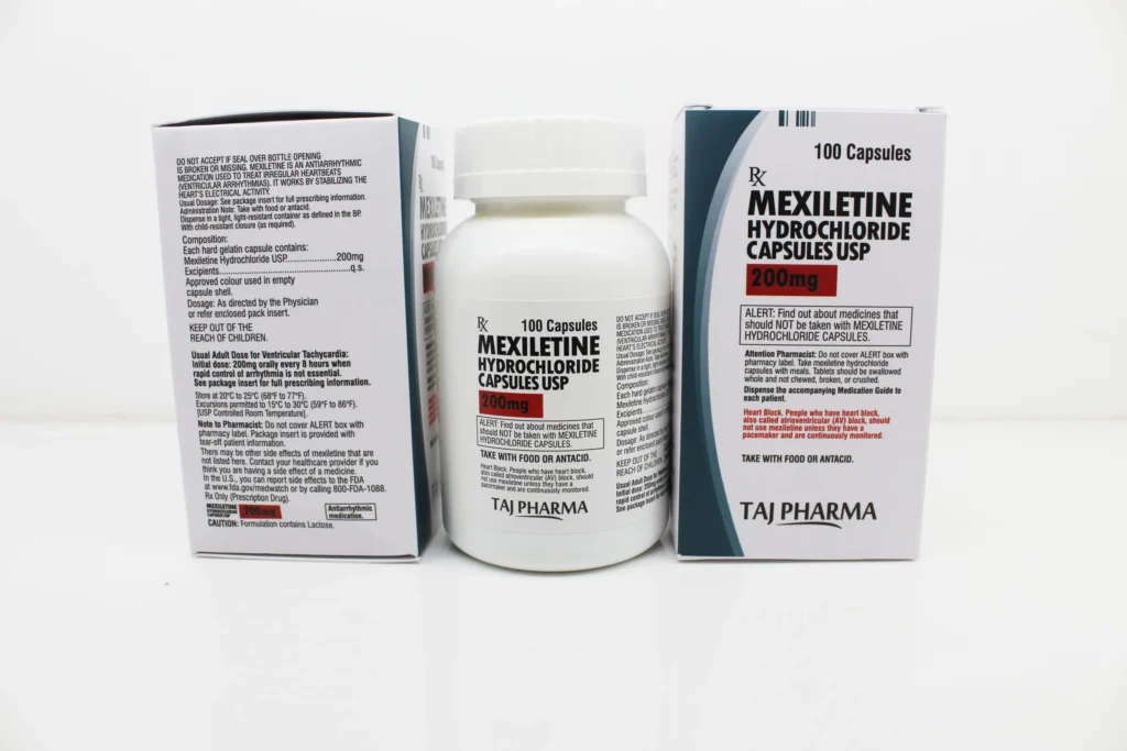 Mexiletine Hydrochloride Capsules 200mg Manufacturer Supplier in Vapi Gujarat