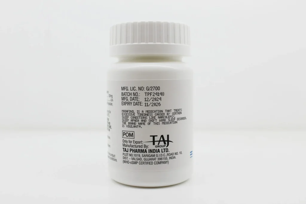 Modafinil Tablets 100mg Manufacturer Suppliers in India
