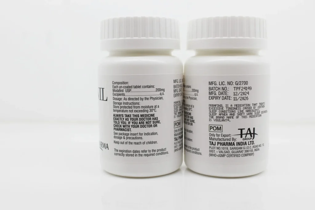 Modafinil Tablets 200mg Taj Pharmaceuticals