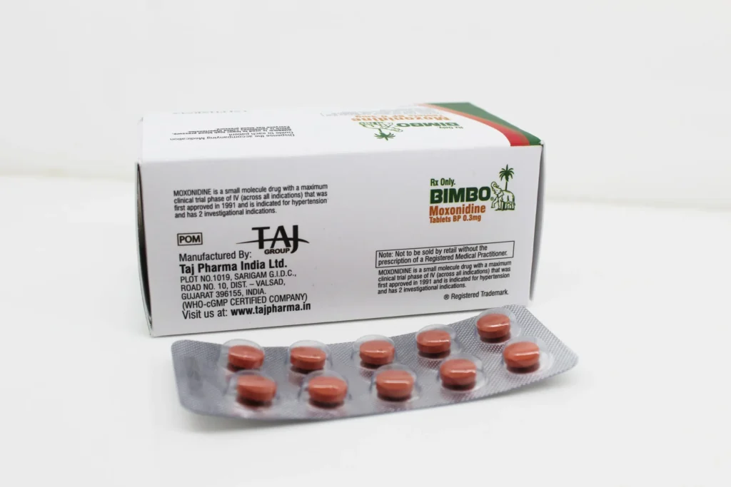 Moxonidine Tablets BP 0.3mg Manufacturer Supplier