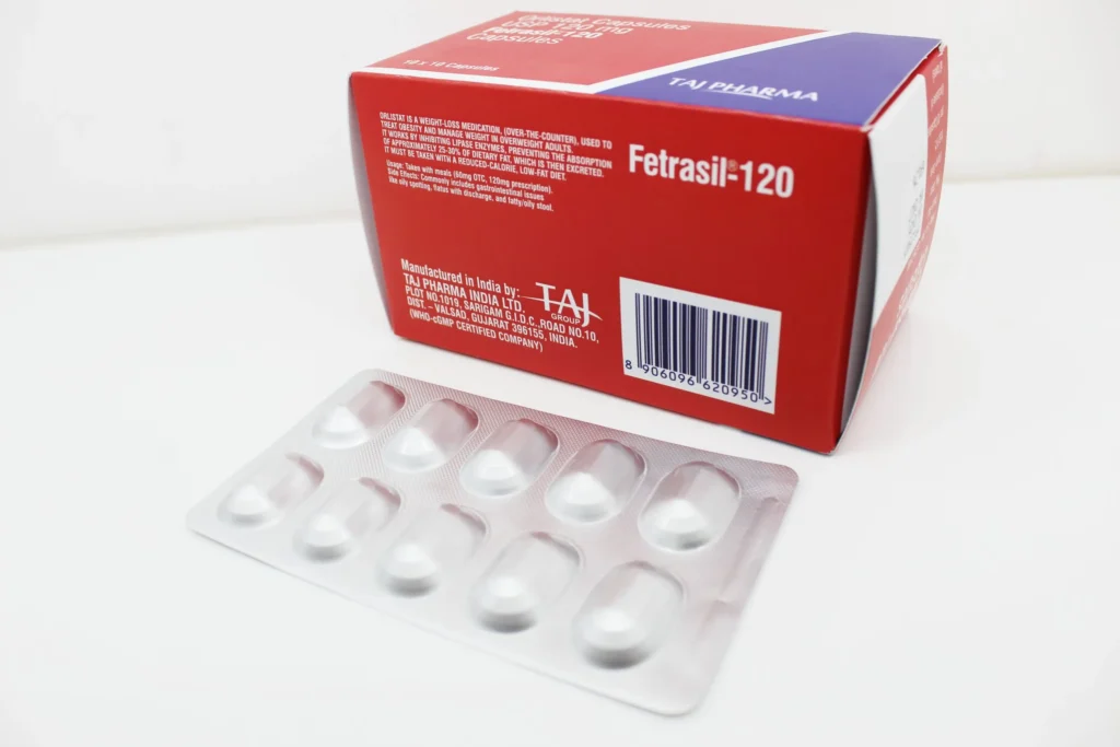 Orlistat Capsules 120mg Suppliers Exporters in India