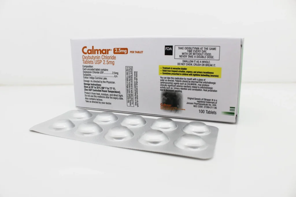 Oxybutynin 2.5mg Tablets Manufacturer Vapi Gujarat