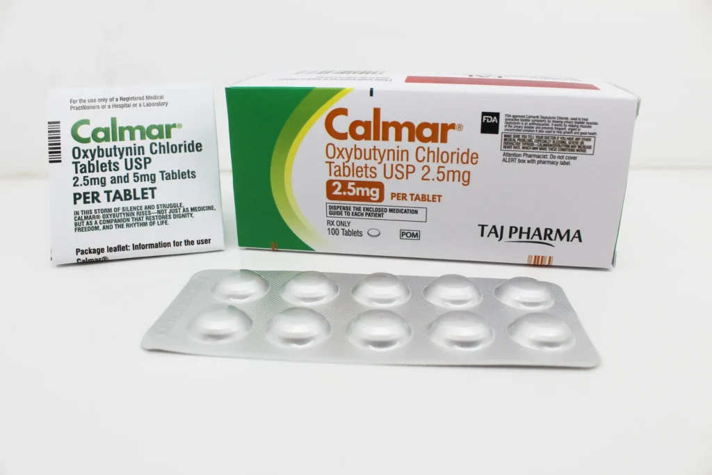 Oxybutynin 2.5mg Tablets Manufacturer in India