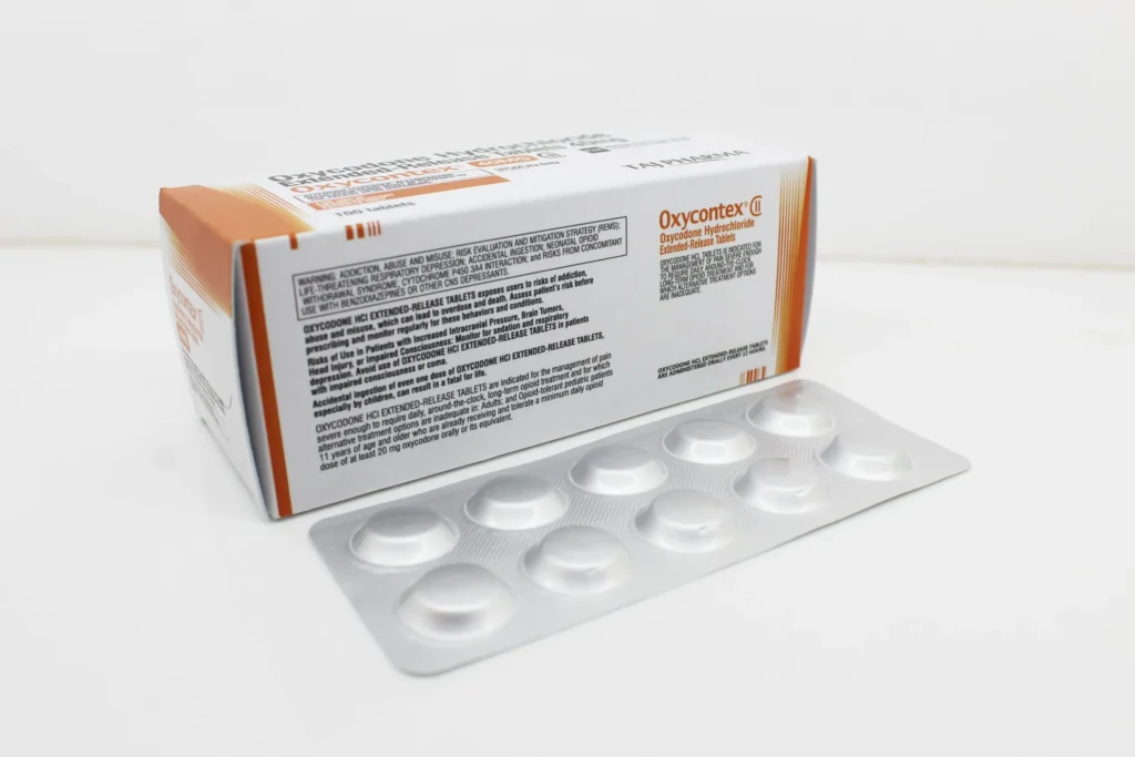 Oxycodone Hydrochloride 40mg Tablets Manufacturer from Mumbai