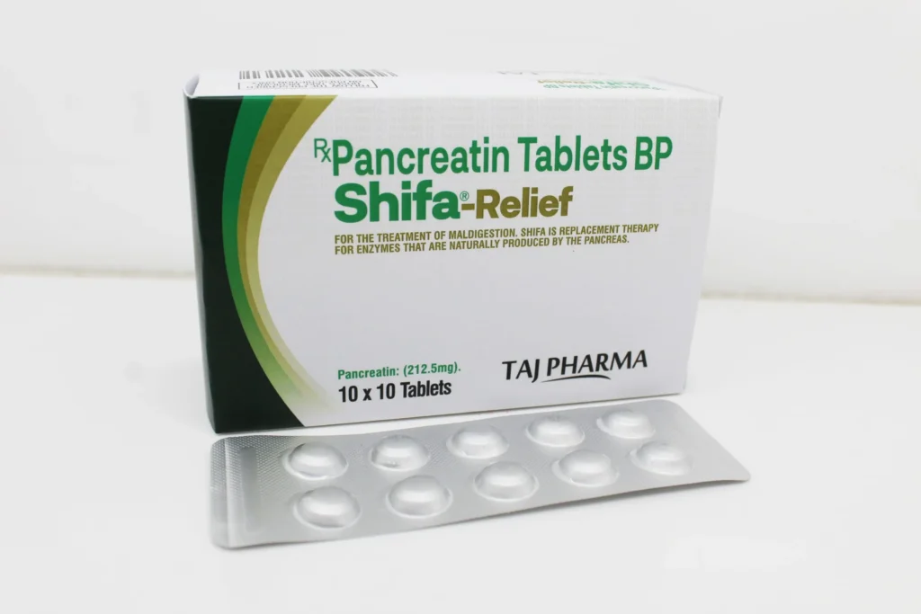 Pancreatin BP 212.5mg Tablets Manufacturer Supplier and PCD Pharma Franchise