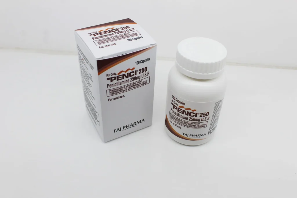 Penicillamine 250mg Capsules Manufacturer Supplier and PCD Pharma Franchise