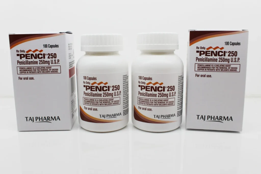 Penicillamine 250mg Capsules Manufacturers India