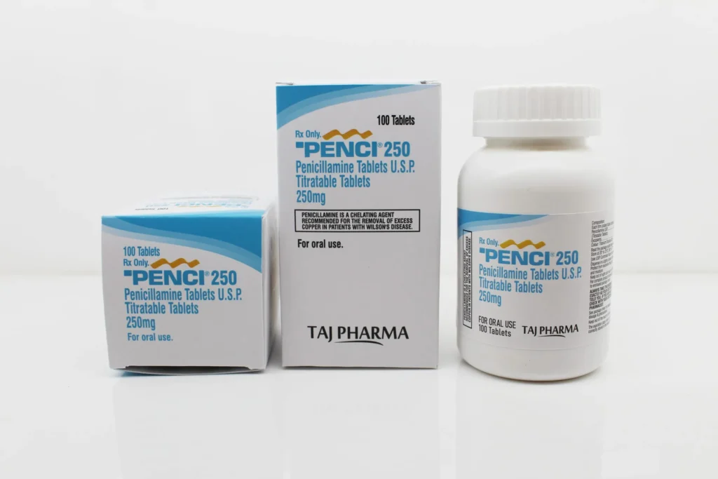 Penicillamine 250mg Tablets Manufacturer Suppliers in India