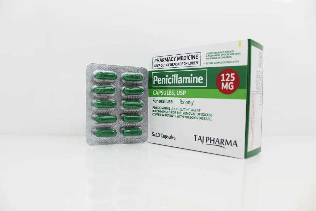 Penicillamine Capsules 125mg Manufacturer Supplier