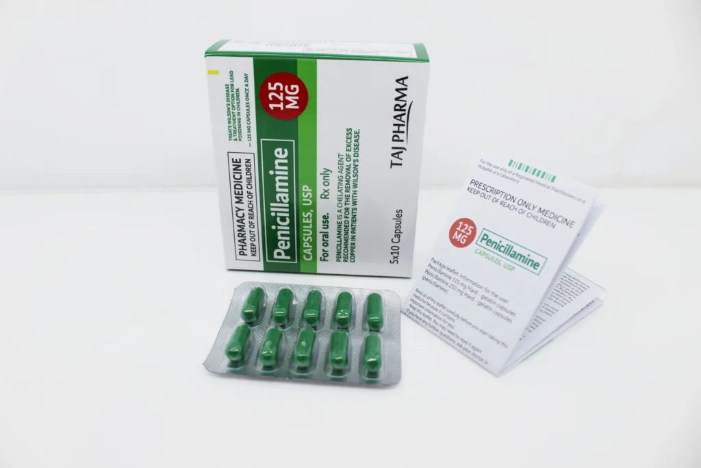 Penicillamine Capsules USP FDA approved
