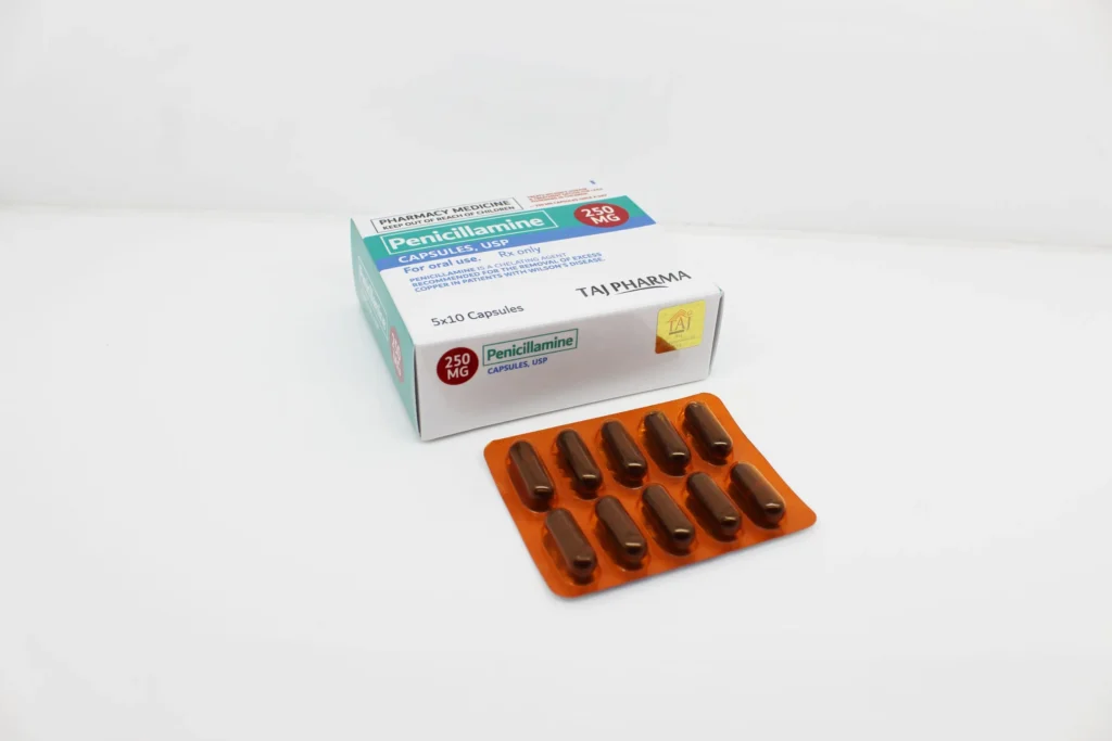 Penicillamine 250mg Capsules Supplier PAN India